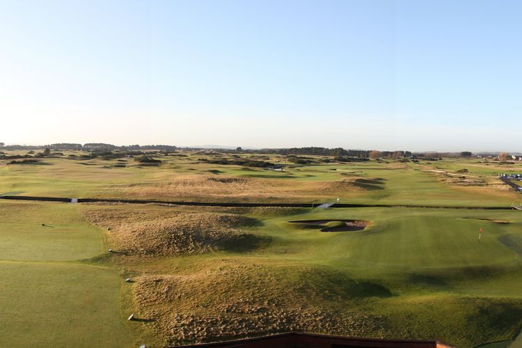 Carnoustie Golf Schotland Perthshire Panorama