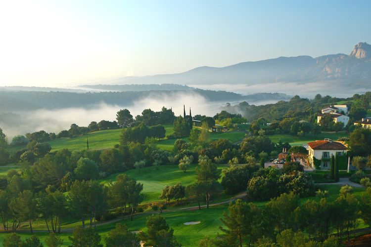 Frankrijk Cotedazur Domainedestendreolgolf Luchtfoto Overzicht