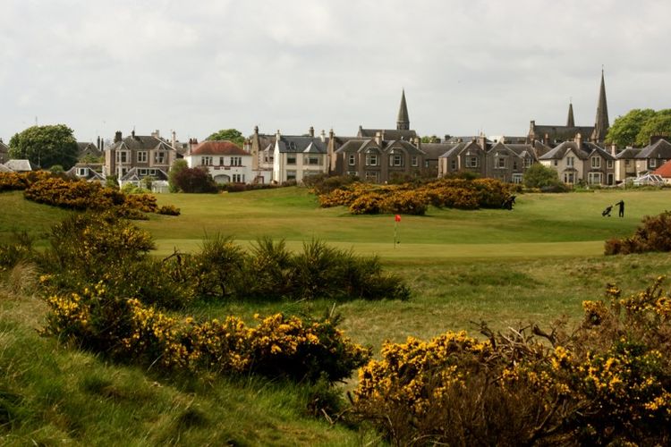 Leven Links Golf Course Golfreizen Schotland Golfvakantie Linkscourse Stadview