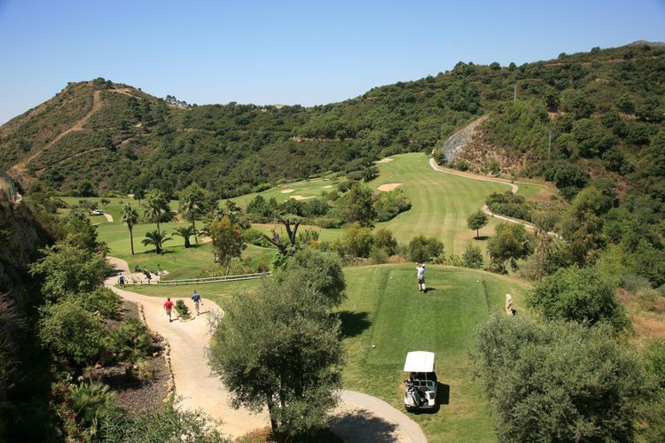 Los Arqueros Golf Spanje Costa Del Sol Teebox Hole12