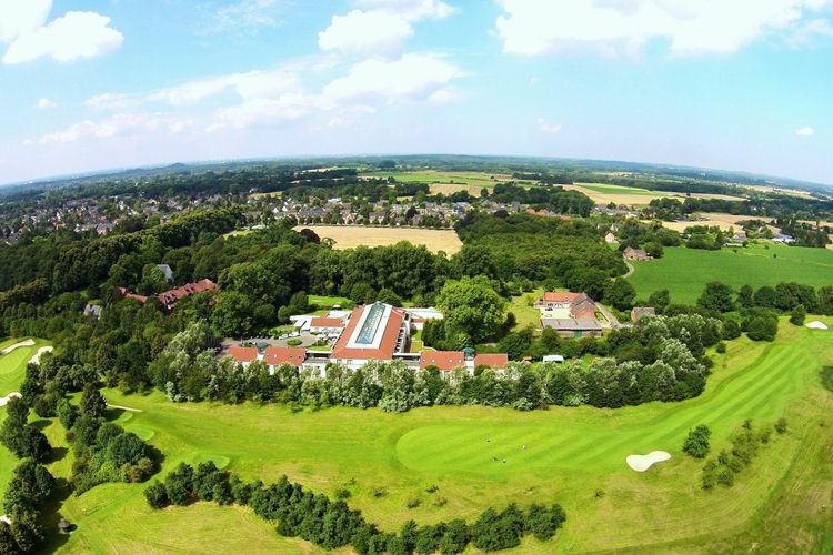 Marcure Krefeld Duitsland Grensstreek Luchtfoto Golfbaan