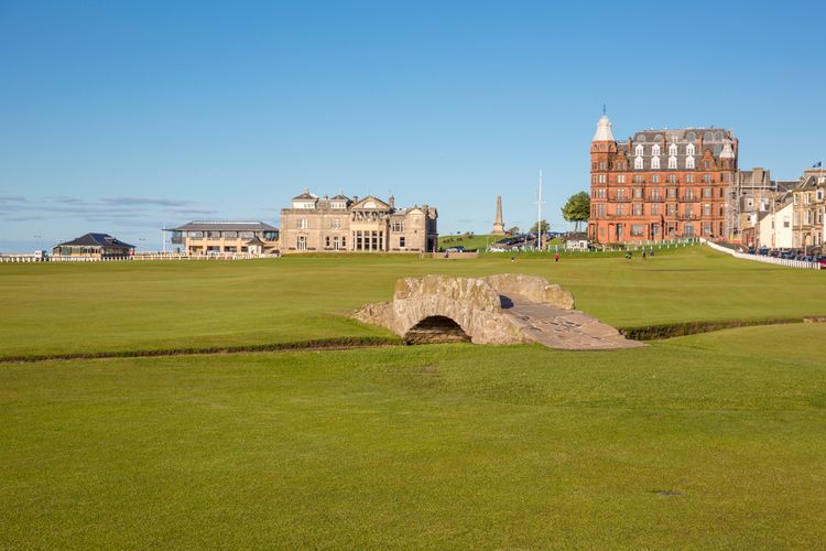 Old Course Golf Schotland Standrews Swilken Bridge