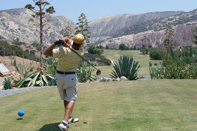 Secret Valley Golfbaan Cyprus Paphos Afslag