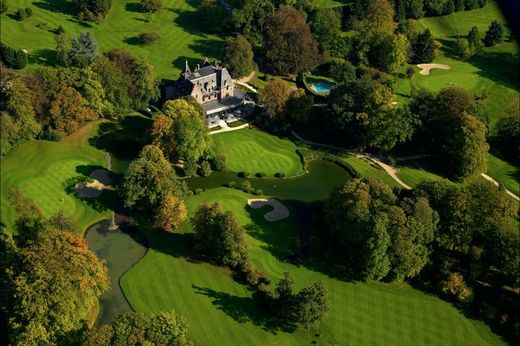 Sept Fontaines Golfbaan Belgie Brussel Baan Bovenaf