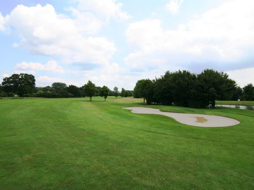 Bruckhausen Golfbaan Duitsland Grensstreek Fairway Bunker