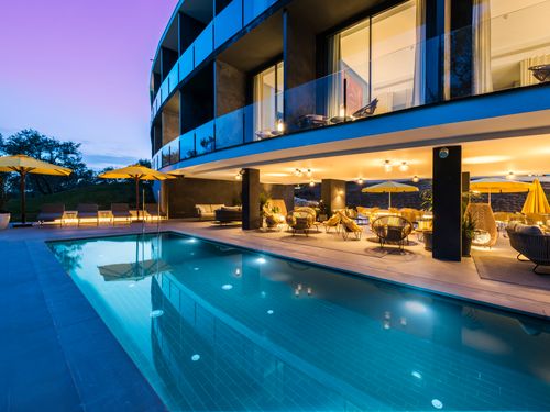 MVC181110280 Hotel La Vida Pool At Sunset