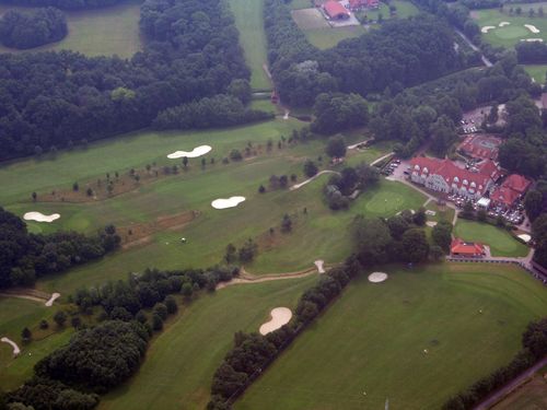 Ahaus Golfbaan Duitsland Grensstreek Bovenaf