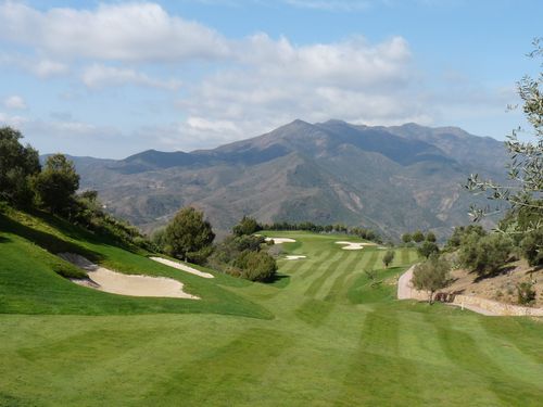 Alhaurin Golf Spanje Costa Del Sol Hole Bergen