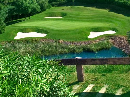 Almenara Golf Spanje Costa Del Sol Alcornoques Green Hole5