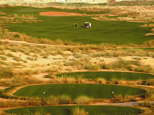 Arabian Ranches Desert Course Golfbaan Dubai Tees