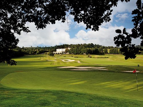 Arzaga Golfbaan Italie Noord Italie Overzicht Vlag