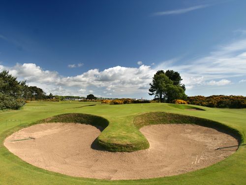 Carnoustie Golf Schotland Perthshire Bunker