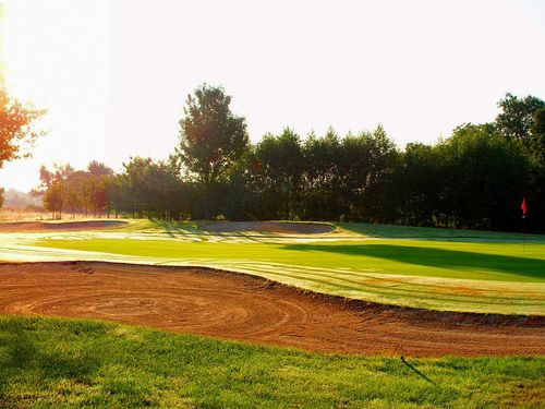 Elfrather Muhle Golfbaan Duitsland Grensstreek Bunker Green
