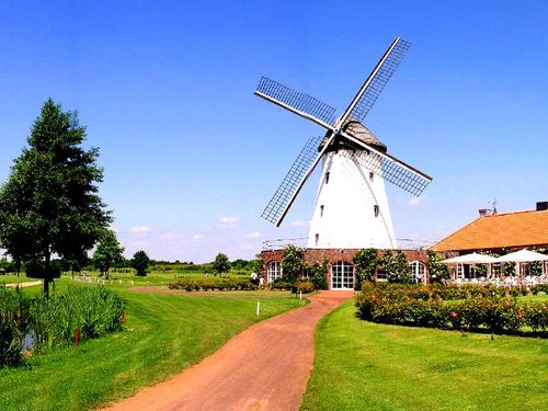 Elfrather Muhle Golfbaan Duitsland Grensstreek Terras 376d6b48