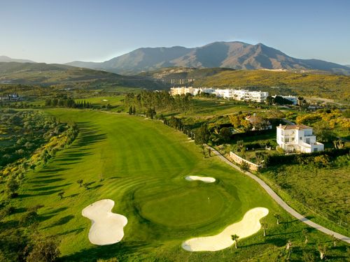 Estepona Golf Spanje Costa Del Sol Hole Bovenaanzicht