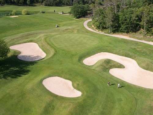 Frankrijk Cotedazur Barbarouxgolf Green Bunkers