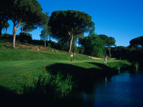 Frankrijk Cotedazur Golfbaan Esterel Golfers Green Water