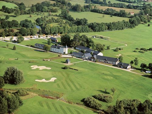 Frankrijk Normandie Golfbaan Golfdestjulien Luchtfoto Golfbaan 2