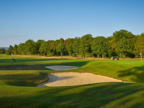 Golf Chateau De Chailly Frankrijk Bourgogne Hole 8 Green