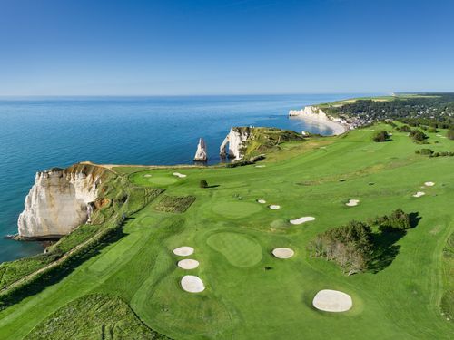 Golf Detretat Normandie Frankrijk Holes Klif