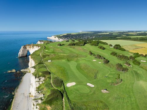 Golf Detretat Normandie Frankrijk Klif