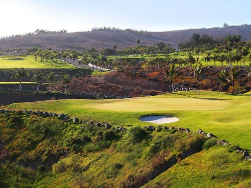 Golf Meloneras Golfbaan Grancanaria Green Stenen