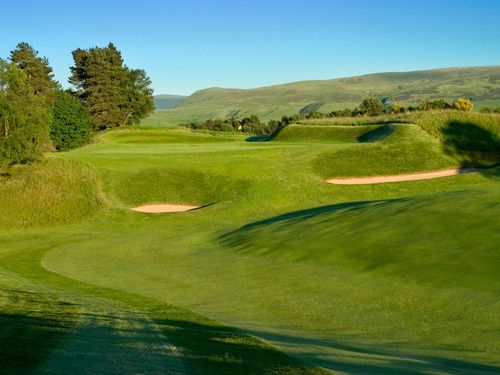 Kings Golf Schotland Perthshire Bewaakte Green