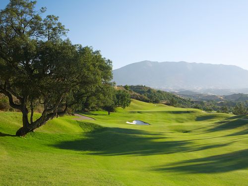 La Cala Golf Spanje Costa Del Sol Asia Approach.JPG