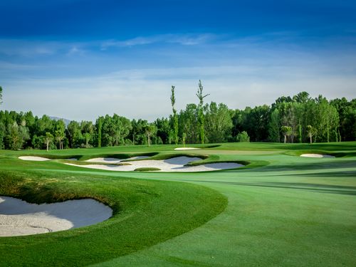 La Moraleja 3 Golf Spanje Madrid Hole 6