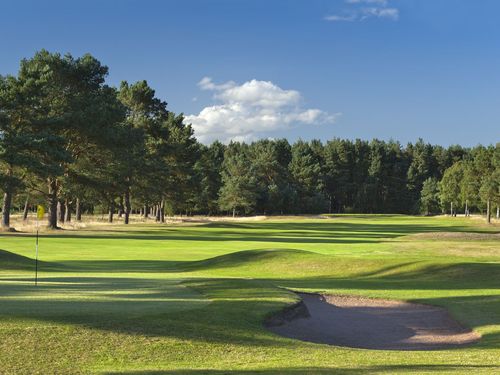 Ladybank Golf Schotland Standrews Bunker Green