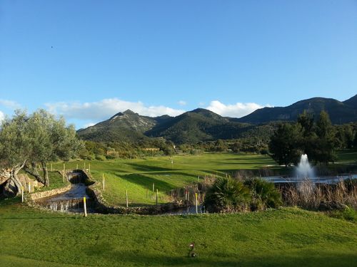 Lauro Golf Spanje Costa Del Sol Hole Green Fontein