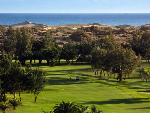 Maspalomas Golfbaan Grancanaria Zee Duinen
