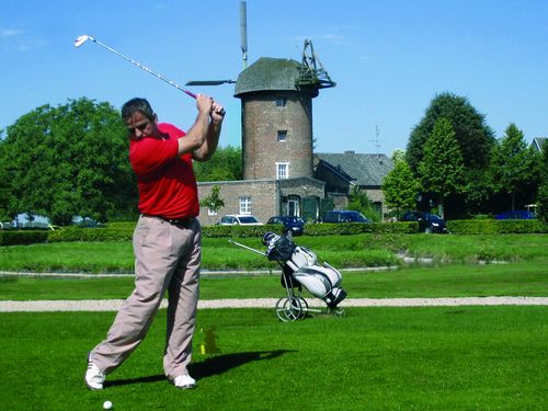 Muehlenhof Golfbaan Duitsland Munsterland Golfer