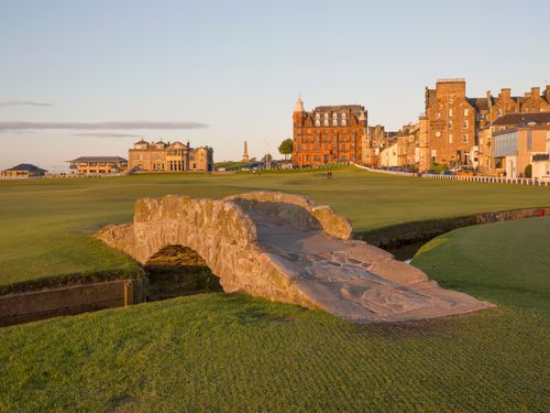 Old Course Golf Schotland Standrews Swilcan Bridge