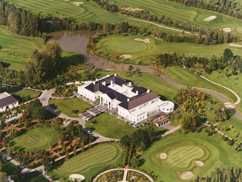 Oostburg Golfbaan Belgie Brugge Luchtfoto