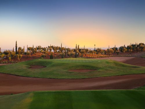 Palmgolf Marrakech Ourika Golf Marokko Marrakech Hole 17