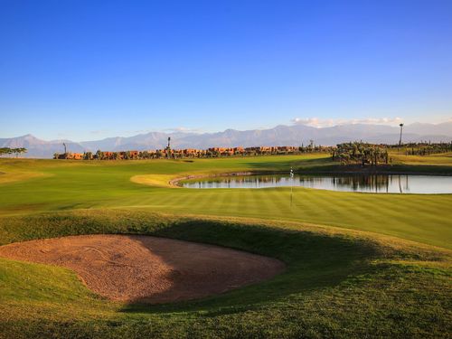 Palmgolf Marrakech Ourika Golf Marokko Marrakech Hole 18