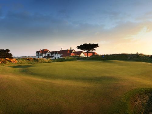 Portmarnock Golf Ierland Dublin Hole 18 Green