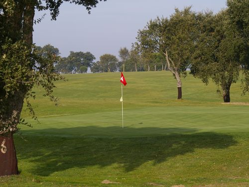 Santo Estevao Golf Portugal Lissabon Green.JPG