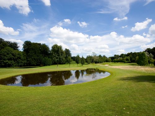 Sept Fontaines Golfbaan Belgie Brussel Vijvertje