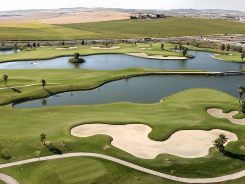 Sherry Golf Jerez Golf Spanje Costa De La Luz Zuid Fairway Water