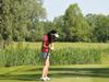 Belgie Golfbaan Damme Swing Vrouw