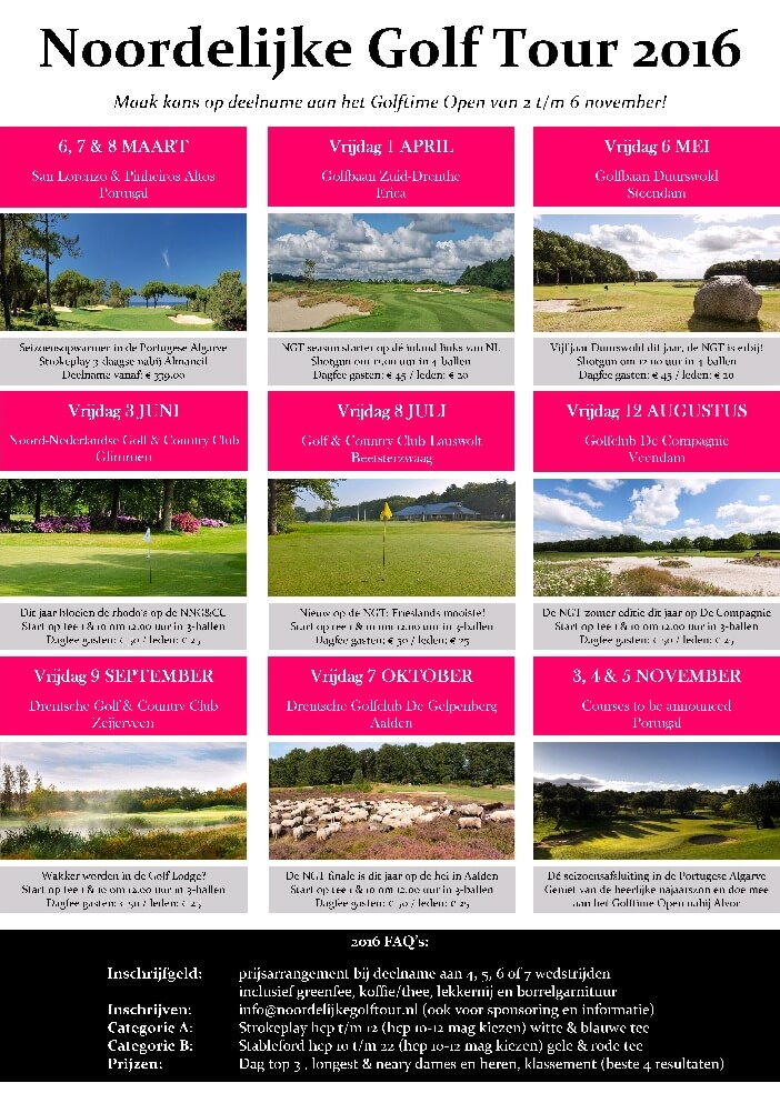 Noordelijke Golftour 2016