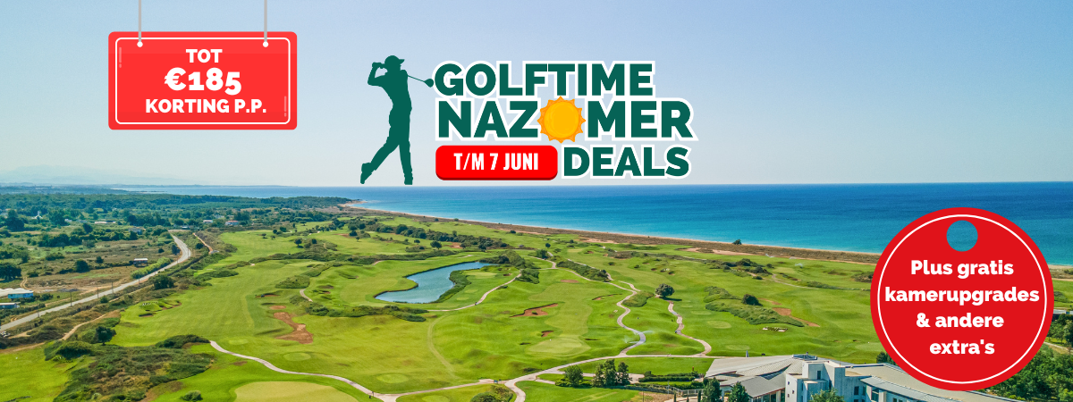 Nieuwsbrief week 23 - De Golftime Nazomer Deals zijn begonnen!